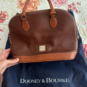 Dooney & Bourke Brown Leather Satchel